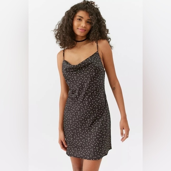 Urban Outfitters y2k UO Mallory Cowl Slip Dress NWT size XS - Picture 1 of 9